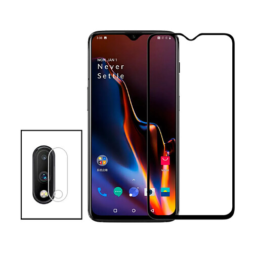 PHONECARE Kit Film Caméra Arrière + Film de Verre Trempé 5D Full Cover pour OnePlus 7