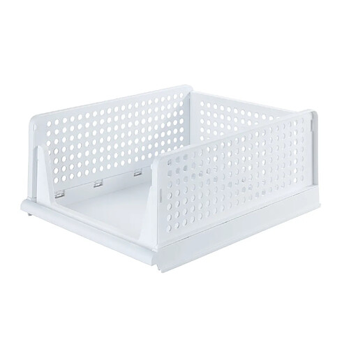 WENKO Lot de 2 Paniers pliables - Blanc