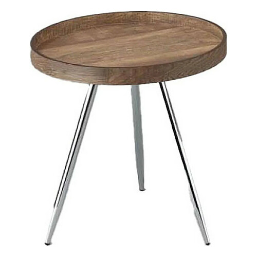 Table d'appoint DKD Home Decor Acier Bois MDF (45,8 x 45,8 x 47,5 cm)