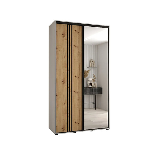 Abiks Meble Armoire DAVOS 7 À Portes Coulissantes 235,2/140/60 2 Portes