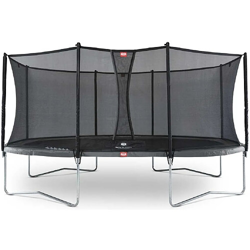 Trampoline Ovale Gris 520cm Favorit + filet - BERG