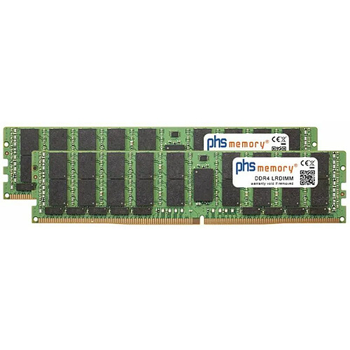 PHS-memory 128GB (2x64GB) Kit RAM Speicher passend für Apple MacPro 16-Core 3,2GHz (2019) DDR4 LRDIMM 2933MHz PC4-23400-L (SP336465)