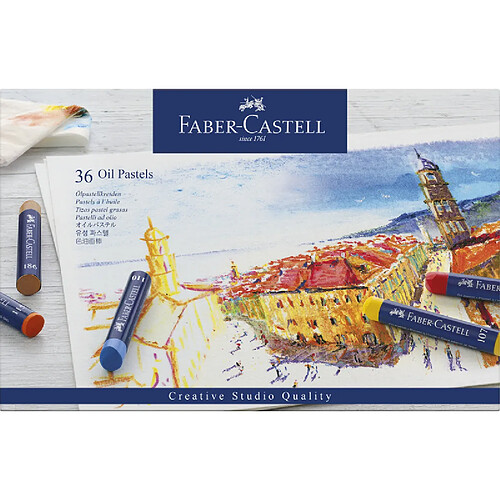 FABER-CASTELL Pastel à l'huile STUDIO QUALITY, étui de 36 ()