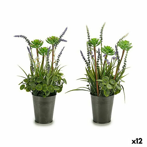 Ibergarden Plante décorative Lavande Métal Plastique 13 x 40 x 13 cm (12 Unités)