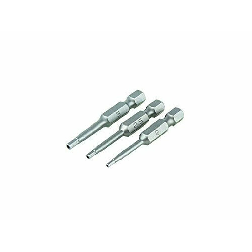 Wolfcraft 1263000 Embouts sécurité Longueur 50 6 pan 2/2,5/3 Lot de 3