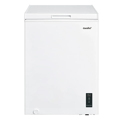 Comfee Congélateur Coffre RCC100WH2(E) 99L [Classe E] Thermostat Réglable/ Silencieux/ Contrôle Numérique/ Blanc (55*50*85cm)