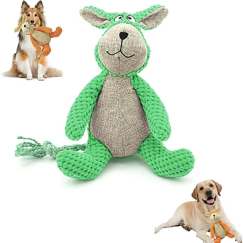 Jouet à mâcher robuste pour chien lapin pour mâcheurs lourds,jouet couineur robuste pour chien lapin,jouet à mâcher robuste pour chien lapin,jouet pour chien indestructible en peluche robuste