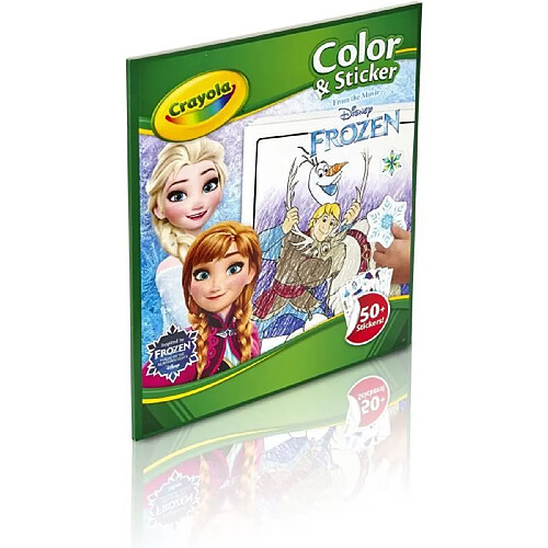 Goliath Crayola - Album de coloriage et autocollants la Reine des Neiges 2 - Disney