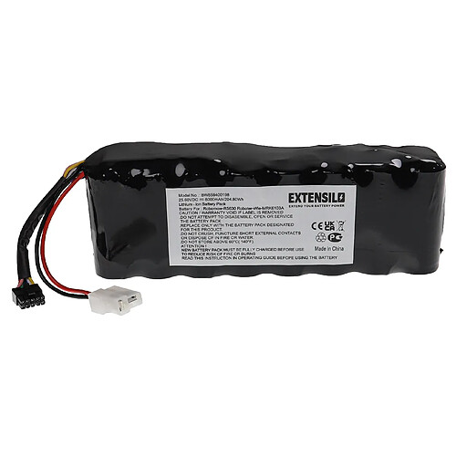 Vhbw EXTENSILO Batterie compatible avec Wolf Garten eiRobo Scooter RS1800, RS3000 robot tondeuse (8000mAh, 25,6V, Li-ion)