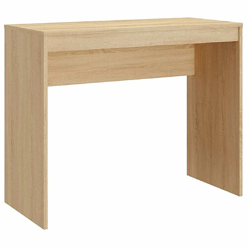 Maison Chic Bureau,Table de travail,bureau de travail pour chambre Chêne sonoma 90x40x72 cm Bois d'ingénierie -GKD18067