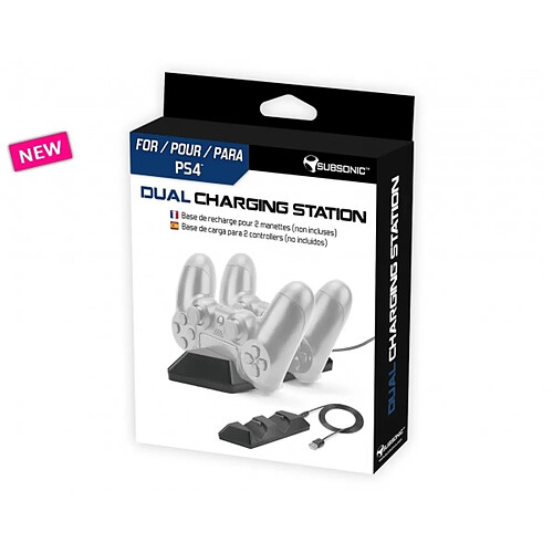 SUBSONIC - Station de recharge pour 2 manettes PS4™