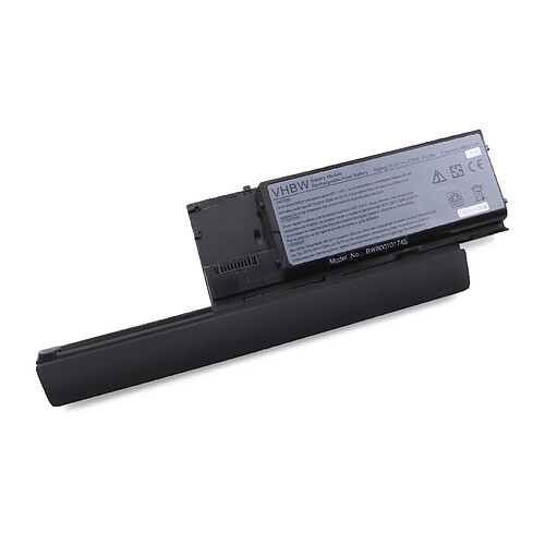 vhbw batterie compatible avec Dell Latitude D620, D630, D630 ATG, D630 XFR, D630c, D630N, D631, PP18L laptop (6600mAh, 11,1V, Li-Ion, noir)