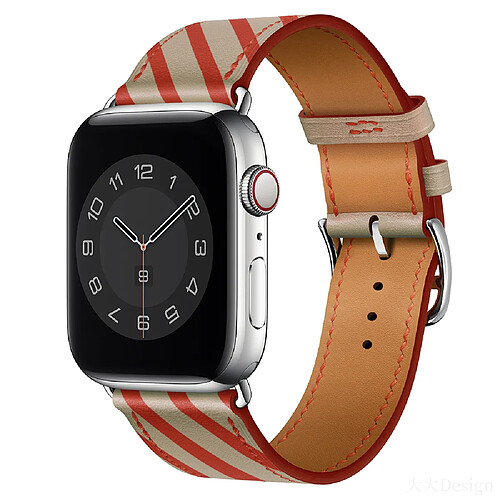 Bande de boucle en cuir de haute qualité bande de montre Apple 5 Scarlet 38 mm ou 40 mm ou 41 mm