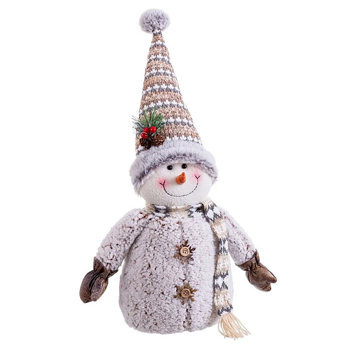 BigBuy Home Bonhomme de Neige Multicouleur 22 X 16 X 39 CM