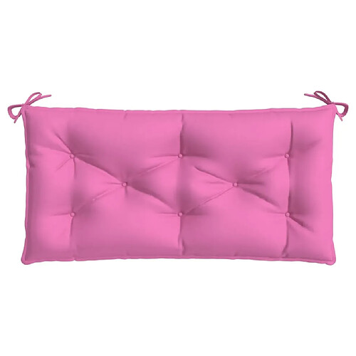 Maison Chic Coussin Confort | pouf | Coussin de banc de jardin rose 110x50x7 cm tissu -GKD10227