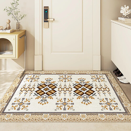 LUUCOZK Tapis de porte d'entrée antidérapants pour entrée intérieure - Motif 6-80x140cm