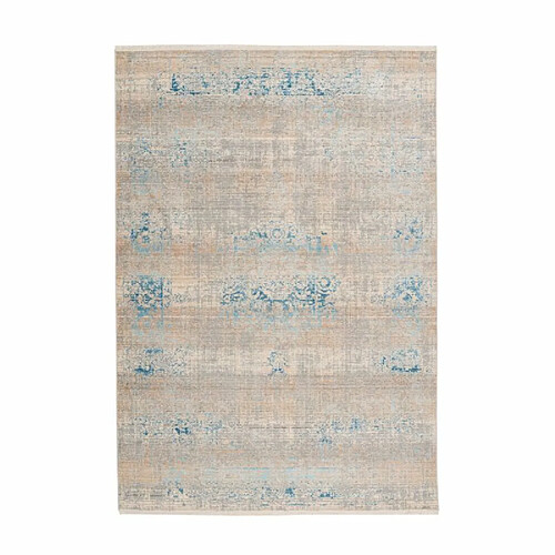 Paris Prix Tapis Vintage à Franges Baroque III Gris & Turquoise 160 x 230 cm