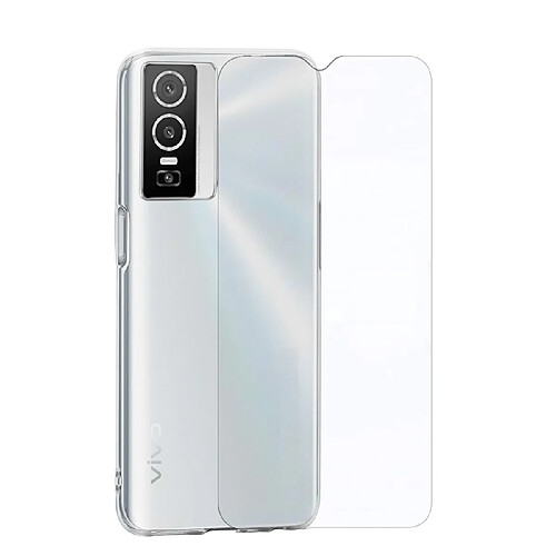 My Way Myway Starter Pack Coque souple + Verre trempé pour Vivo Y76 Transparent