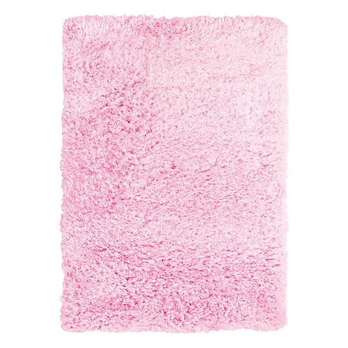 Thedecofactory AUTHENTIK - Tapis tout doux fausse fourrure rose 120x170