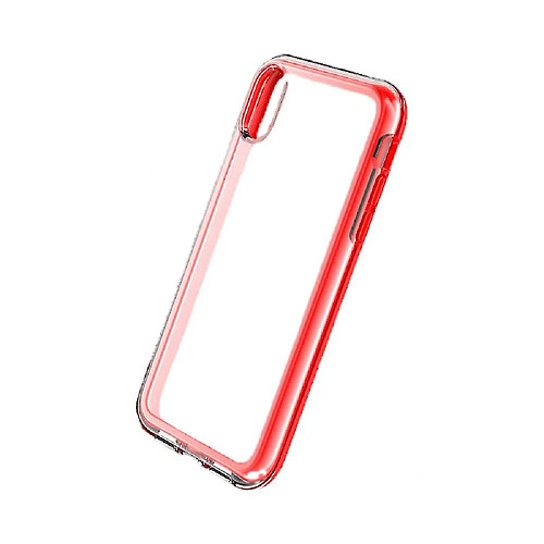 Universal Le cas de téléphone mobile Red-Transparent Red convient à l'iPhone XR, iPhone X / X, iPhone XS Max, coussin de protection de téléphone mobile anti-dépôt Air Cushion