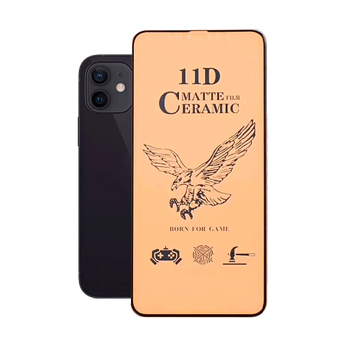 PHONECARE Film de Verre Trempé CeramicGlass Full Cover pour iPhone 12