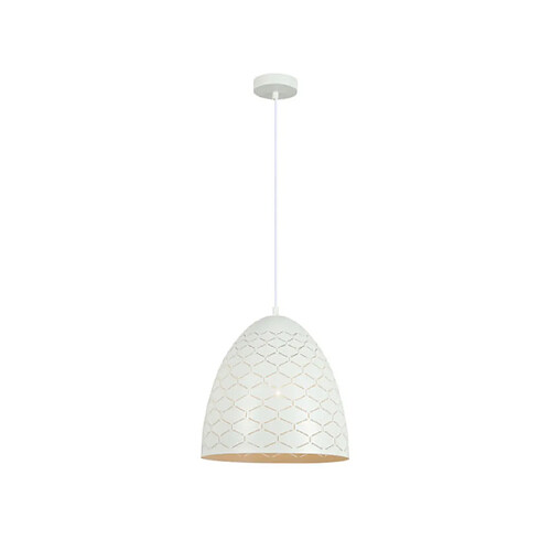 Luminaire Center Suspension Leilani Acier Blanc