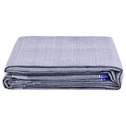 vidaXL Tapis de tente 600x250 cm Bleu