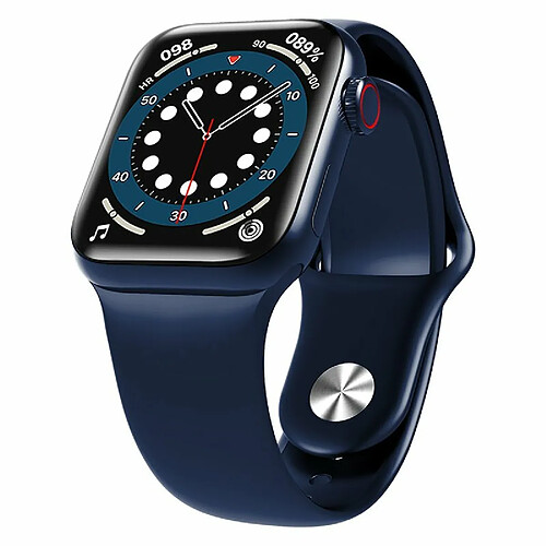 Hw12 Hw16 Plein Écran Smart Watch 44Mm 40Mm Hommes Femmes Multifonction Smartwatch Bleu