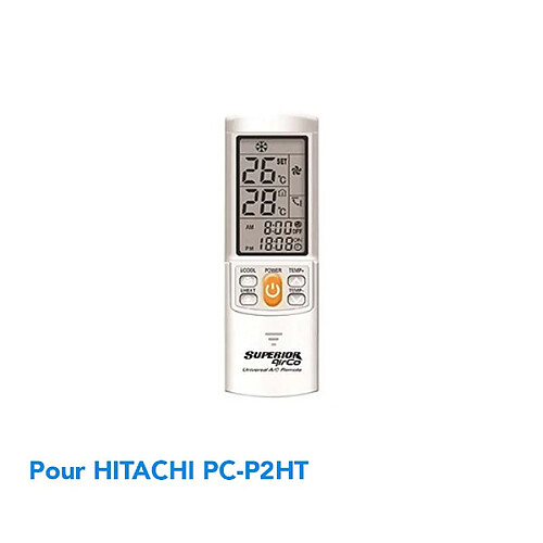 Superior Télécommande de remplacement climatisation pour Pour HITACHI PC-P2HT