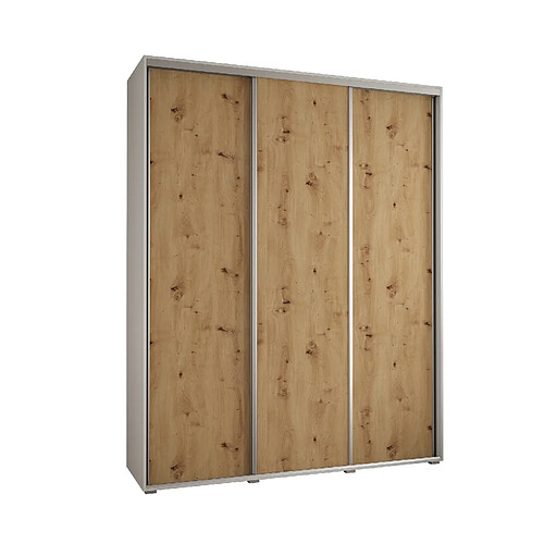 Abiks Meble Armoire DAVOS 1 À Portes Coulissantes 235,2/190/45 3 Portes