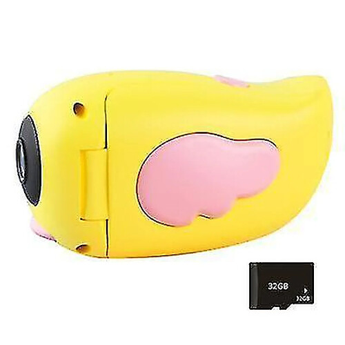 Universal Enfants Camera Smart HD Cartoon DV Handheld Sports Camcomorder Gift For Kidsï¼Yellowlï¼ ‰