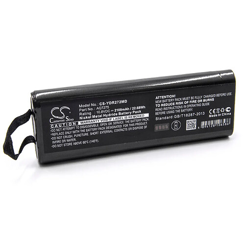 vhbw Batterie NiMH 2100mAh (10.8V) pour Testeur OTDR Yokogawa AQ7270, AQ7275 comme AQ7275.