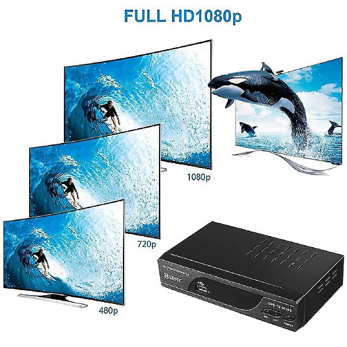 Universal Récepteur numérique DVB-T2 H.265 Full HD 1080p HD