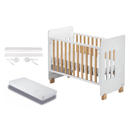 Interbaby Lit Bébé - Star Nature avec Kit Cododo