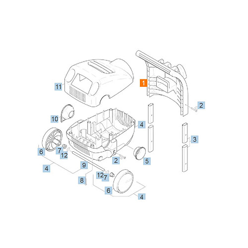 Karcher Poignée Chariot REP 1