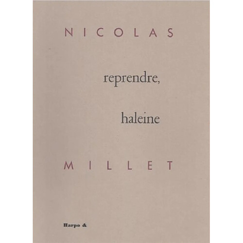 Reprendre, haleine · Occasion