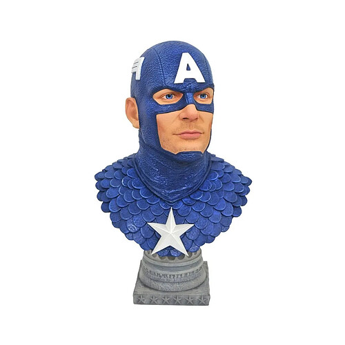 Diamond Select Toys Marvel Comics - Buste 1/2 Legends in 3D Captain America 25 cm