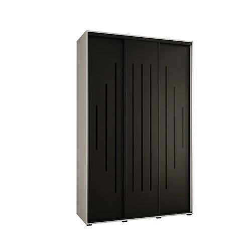 Abiks Meble Armoire Davos 12 À Portes Coulissantes 235,2/160/60 3 Portes