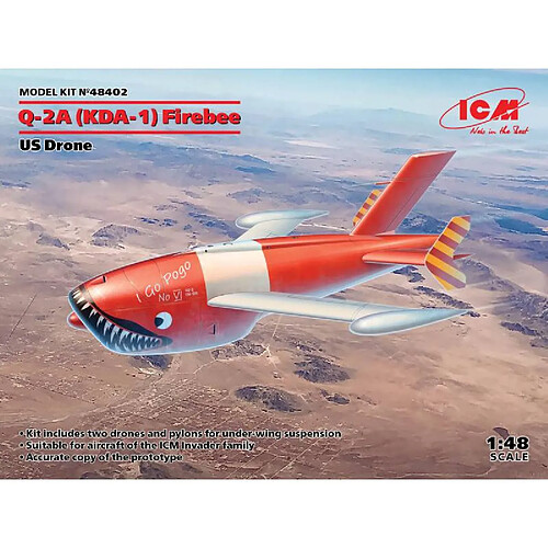 Icm Maquette Avion Q-2a (kda-1) Firebee, Us Drone