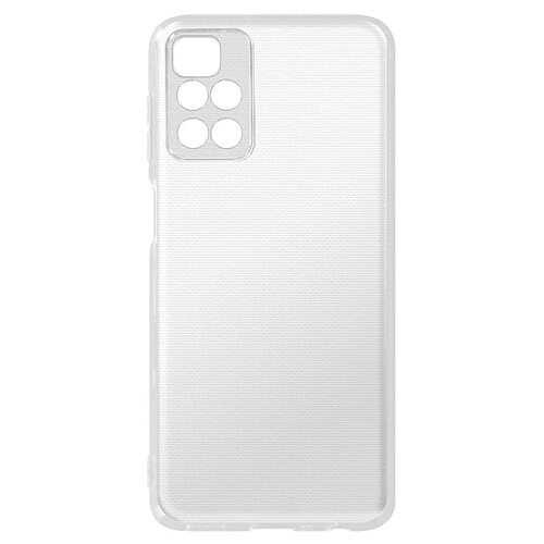 Avizar Coque pour Xiaomi Redmi 10 et 10 2022 Silicone Fin Protection Caméra Transparent