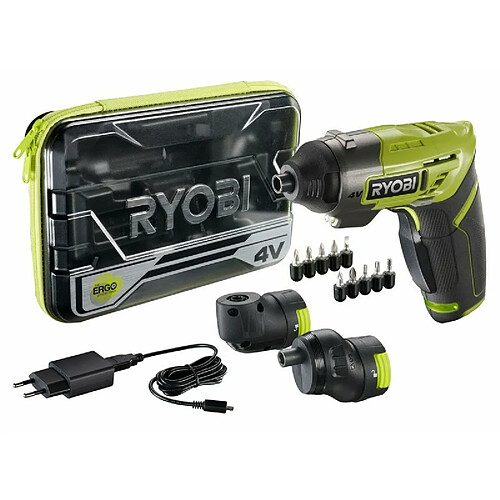 Tournevis sans fil RYOBI 4V Ergo - batterie 1,5 Ah integree - chargeur - ERGO-A2