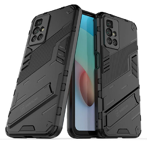 Coque en TPU antichoc, avec béquille noir pour votre Xiaomi Redmi 10 Prime/Redmi 10