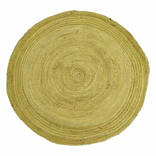 BigBuy Home Tapis Vert Jute 120 x 120 cm