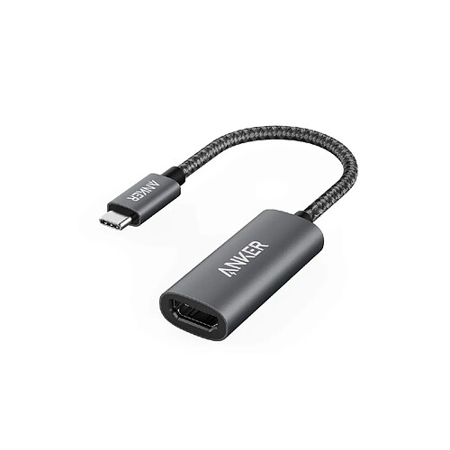 Anker Adaptateur USB-C vers HDMI 4K 60Hz en Aluminium pour MacBook Pro, MacBook Air, iPad Pro, Pixelbook, XPS, Galaxy, etc.