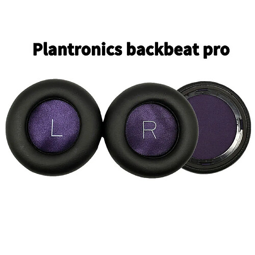 Noir Coussinets d'oreille pour casque sans fil Plantronics Backbeat Pro