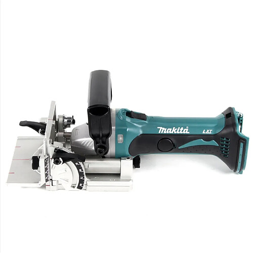 Makita DPJ 180 ZJ Fraiseuse à rainurer sans fil, 18 V Li-Ion, Solo + Makpac - sans batterie, sans chargeur