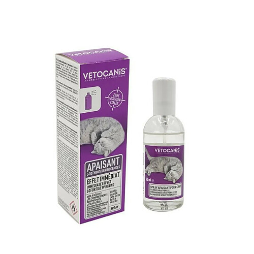 VETOCANIS Spray apaisant anti-stress - Pour chat