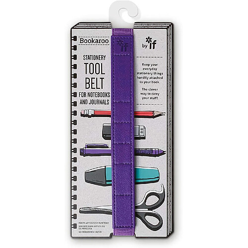 IF Bookaroo Ceinture à outils Organiseur de papeterie Porte-stylos Support de papeterie Sangle de notebook