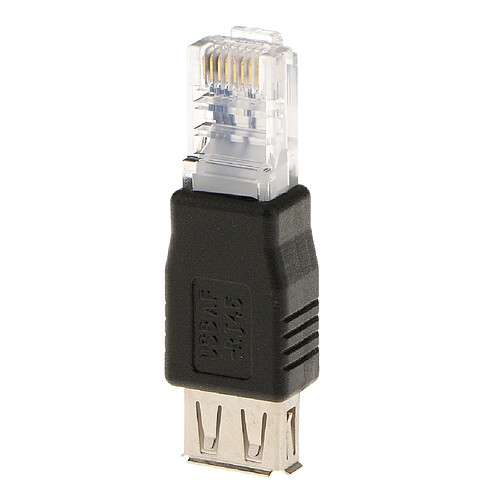 RJ45 Mâle à USB Femelle Adaptateur Convertisseur Prise De ROuteur Réseau Connectivité LAN Prise Jack Ethernet RJ45 Porte Fente