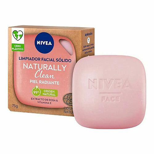 Abc Nettoyant visage Naturally Clean Nivea Solide (75 g)